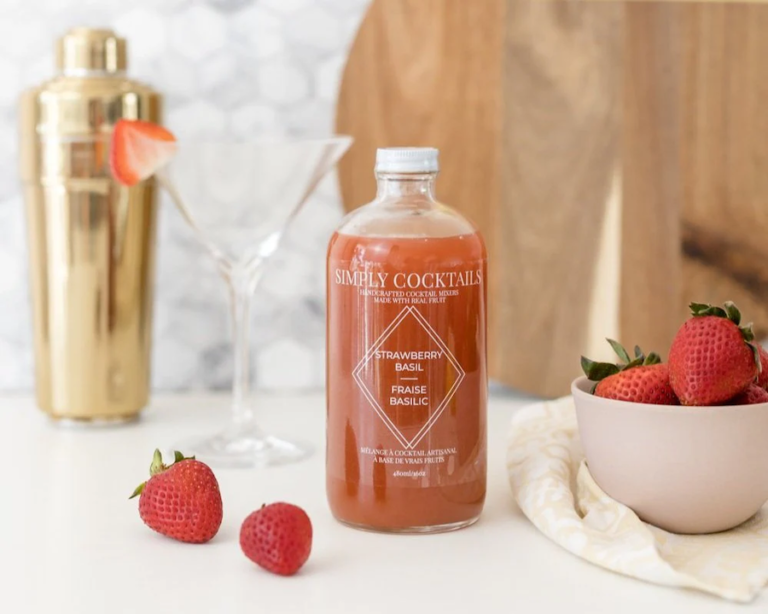 Simply Cocktails Strawberry Basil 768x614