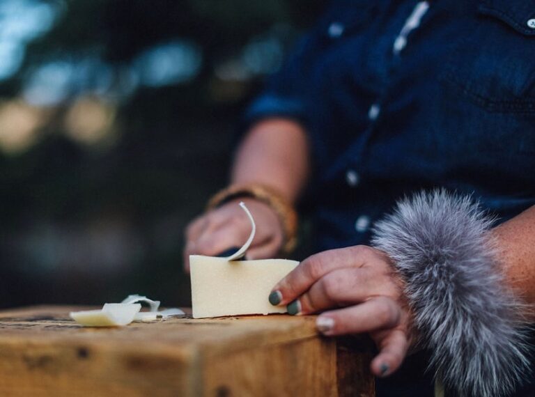 The Yukon Soaps Company preparing the soap 768x570