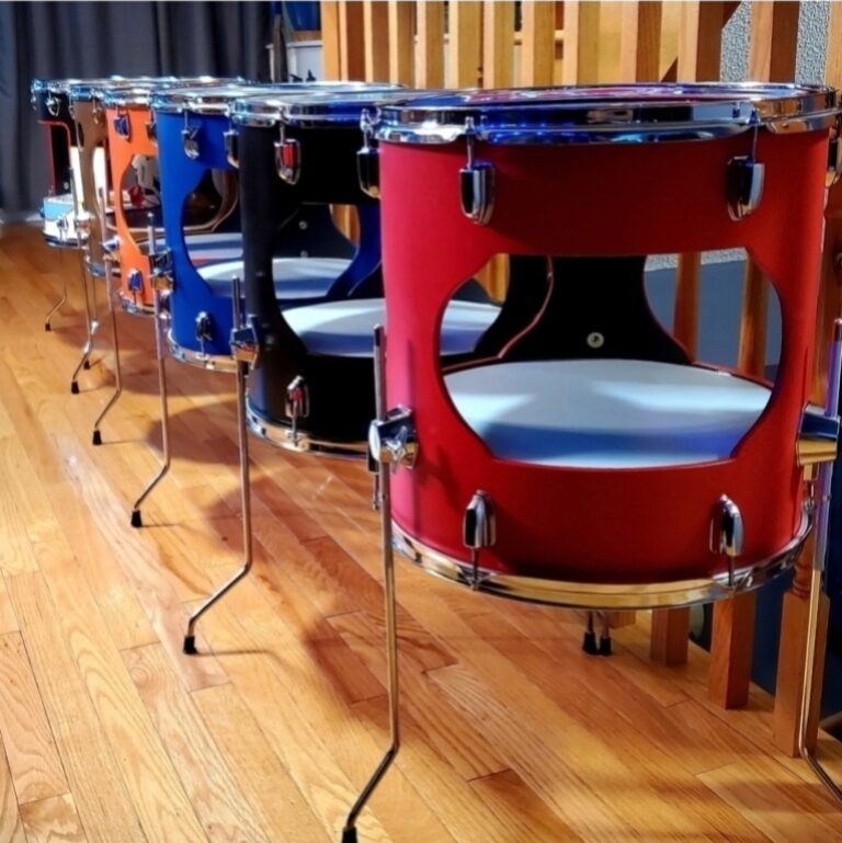 Upcycled Floor Tom Tables 768x769