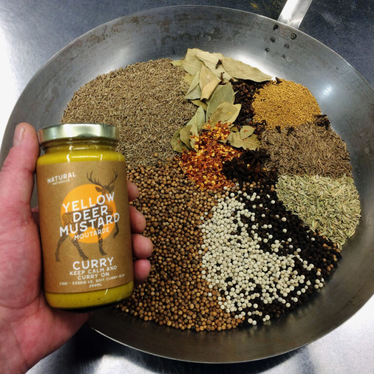 Yellow Deer Curry Mustard ingredients 768x768