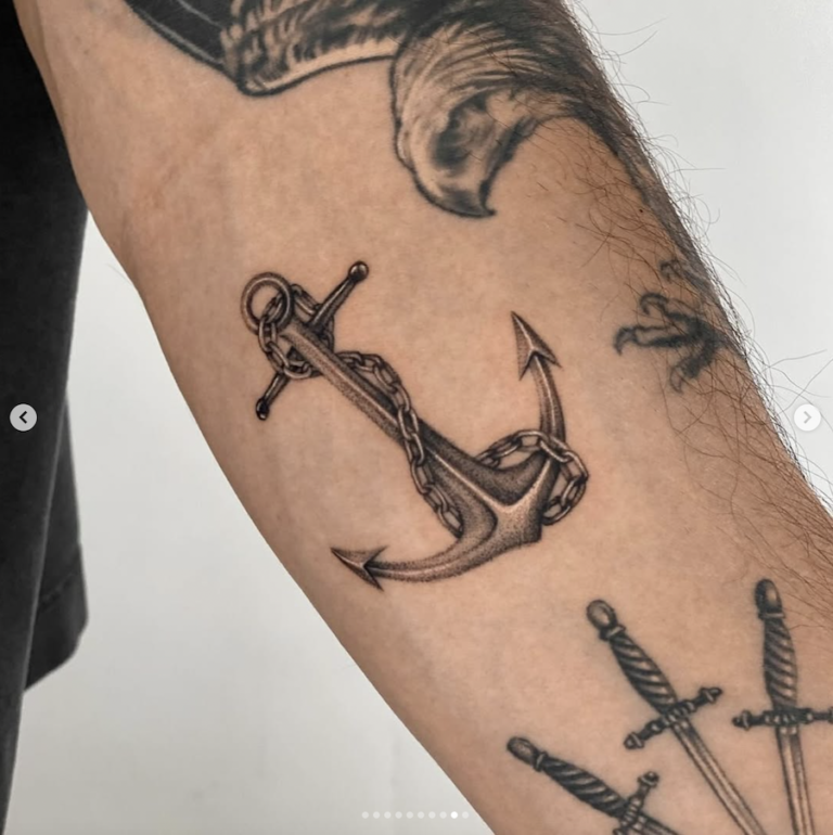 Anchor tattoo from Local Tourist 768x770
