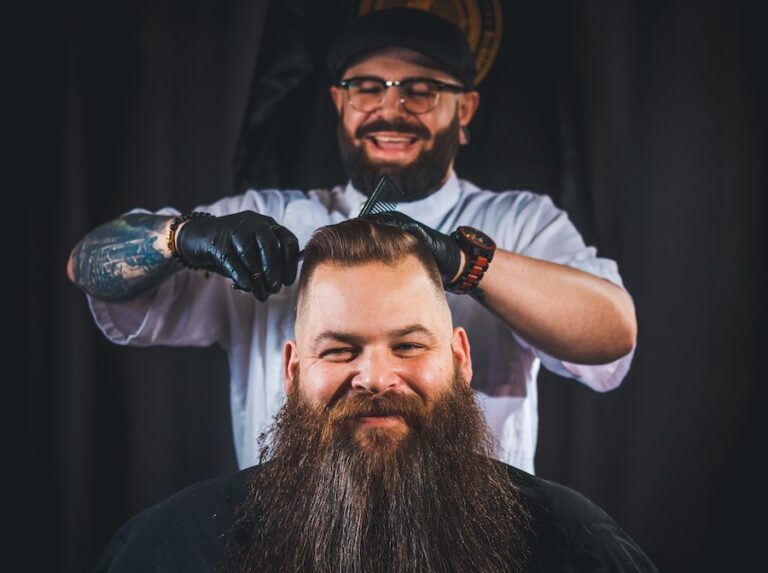 Beard Barber at Educated Beard 768x573