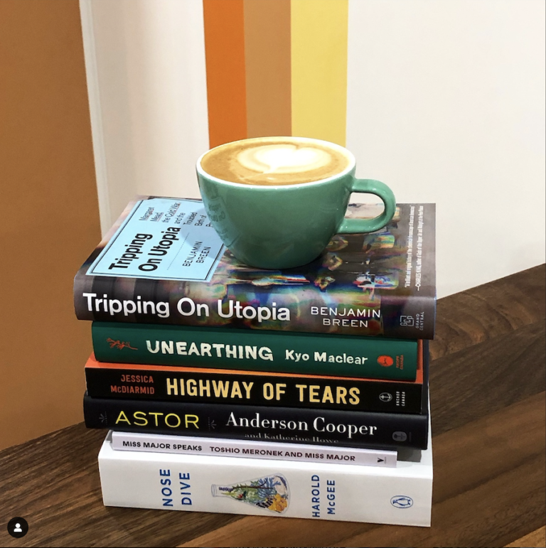 Books and Coffee at Pulp Books and Cafe 768x771
