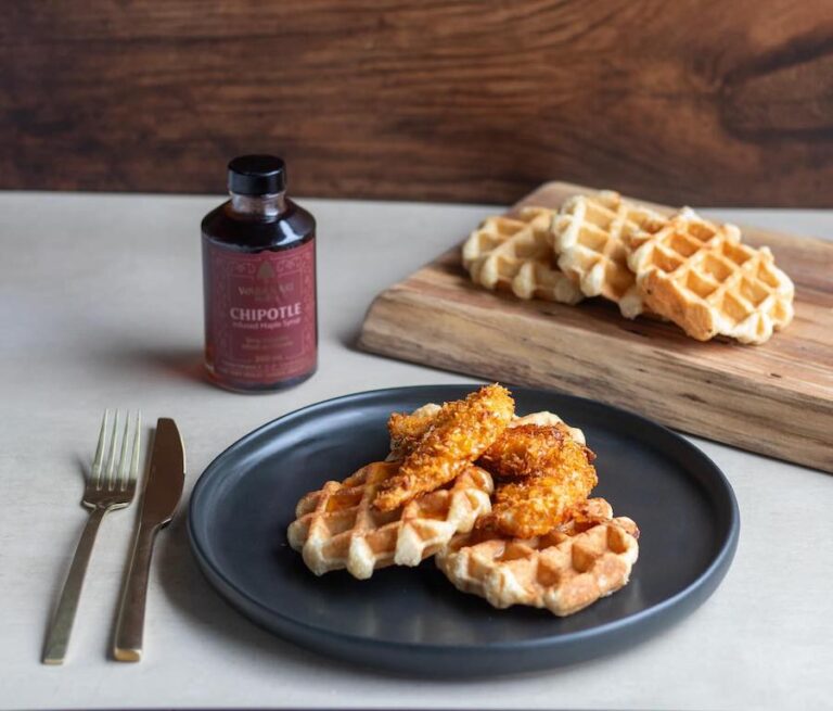 Wabanaki Maple waffles and chipolte 768x655