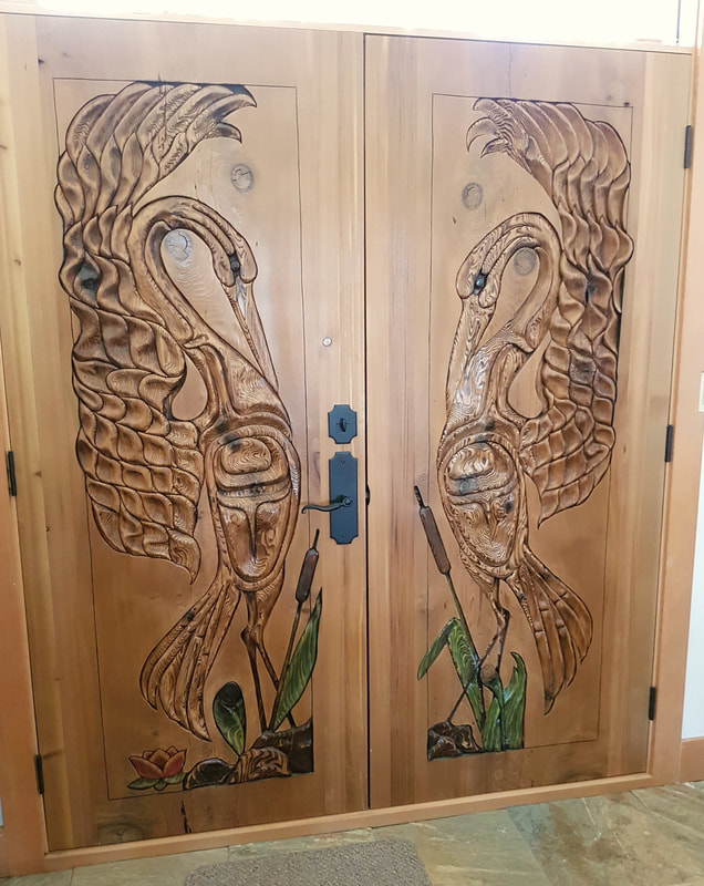 Mahood Sculpture door