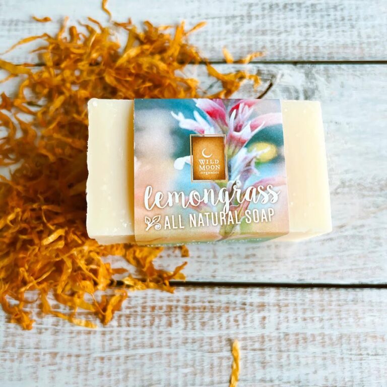 Wild Moon Organics lemongrass soap 768x768