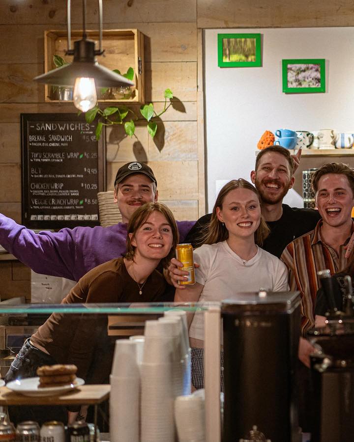 team at Happy Goat Coffee
